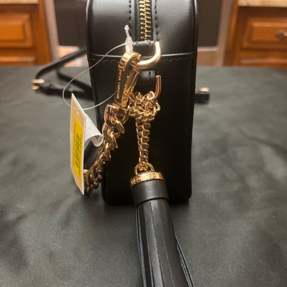 NWT Michael Kors Lg. Jet Set Crossbody/Soulder Bag. Calf Hair/Animal Print Front - Picture 11 of 16